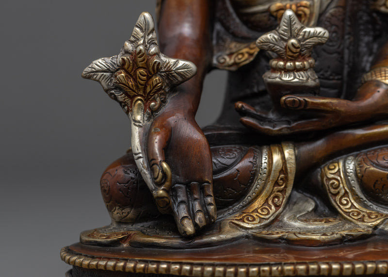 Medicine Buddha Healing Buddha Sculpture | Tibetan Buddhist Deity