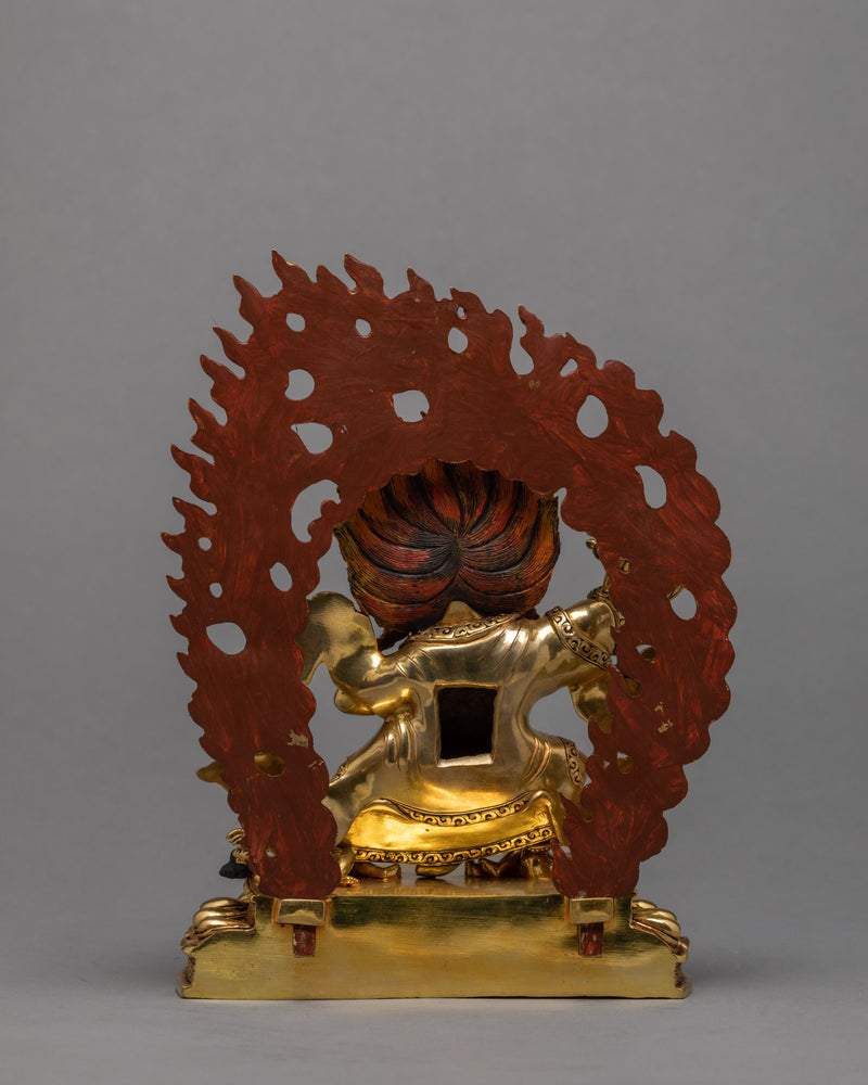 Mahakala Bernagchen | The Black Cloak | Gold Plated Handcrafted Statue