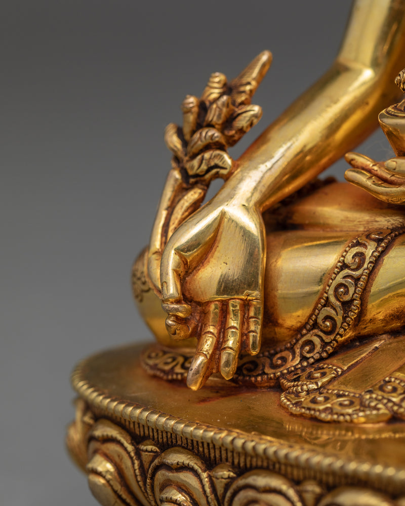 Medicine Buddha Sculpture | Traditional Buddhist Statue