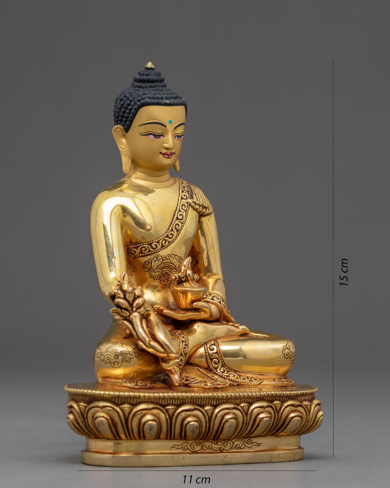 Medicine Buddha Sculpture | Traditional Buddhist Statue