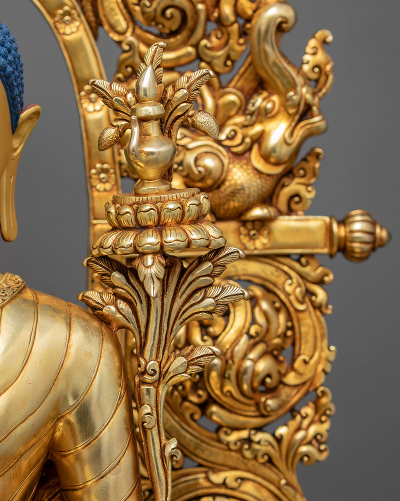 Indoor Maitreya Buddha Statue | Traditional Hand Carved Buddhist Art