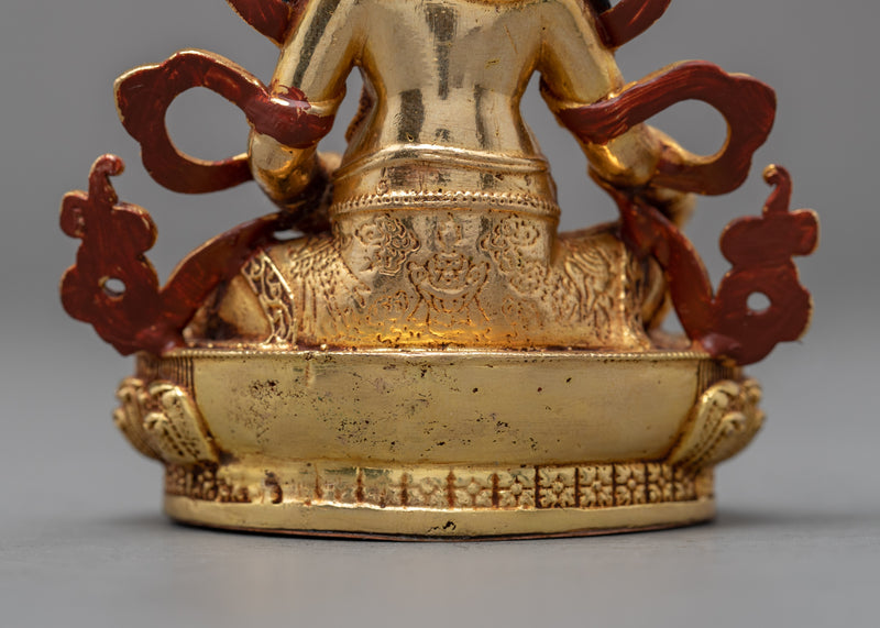 Mini Dzambhala Statue | Buddhist Wealth Deity Art