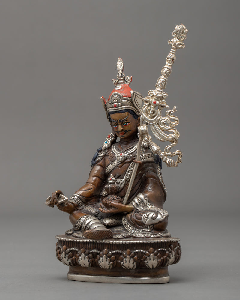 Mini Guru Rinpoche Sculpture | Traditional Himalayan Art