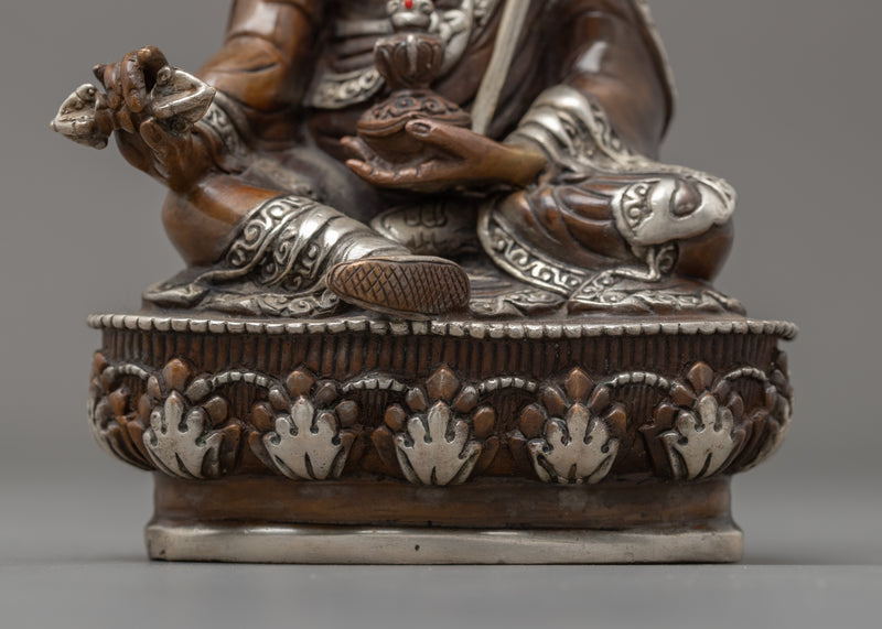 Mini Guru Rinpoche Sculpture | Traditional Himalayan Art