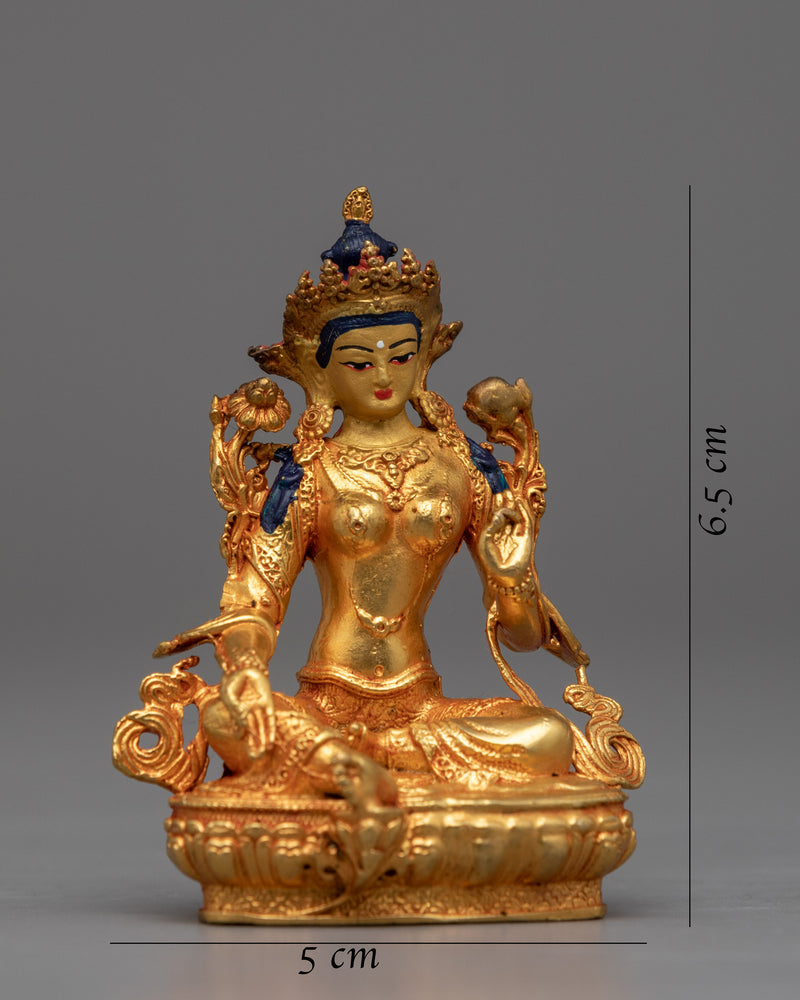 Green Tara Statue for Prosperity | Machine Made Buddhist Statue