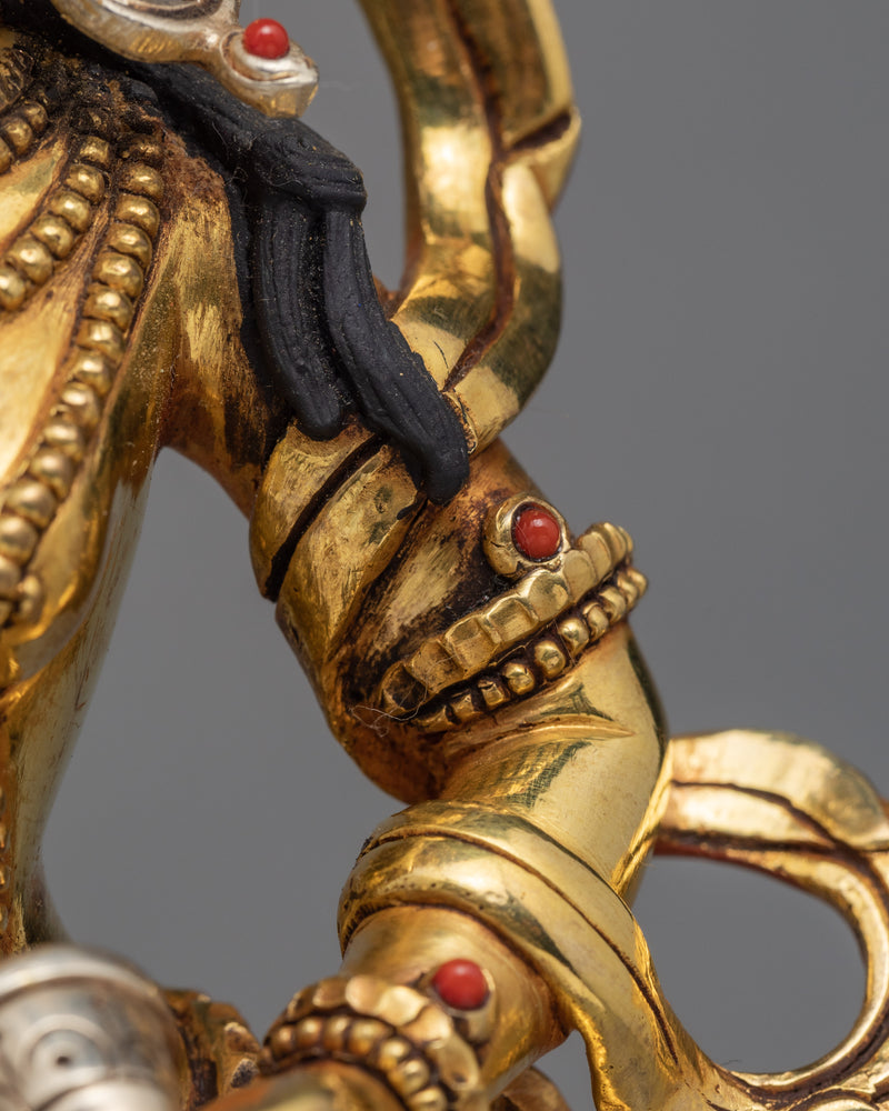 Machig Labdron Statue | Dakini Statue | Hand carved 24K Gold Gilded Statue