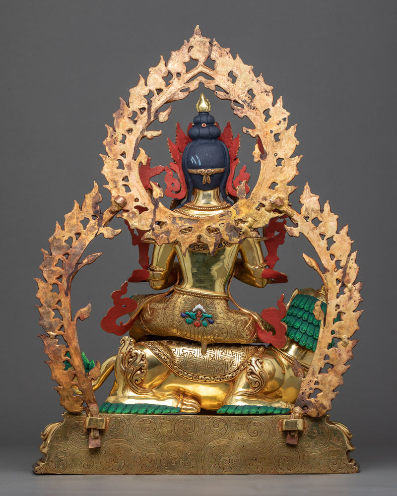 Bodhisattva Manjushri Deity Of Wisdom Sculpture | Himalayan Art Buddhist Deity