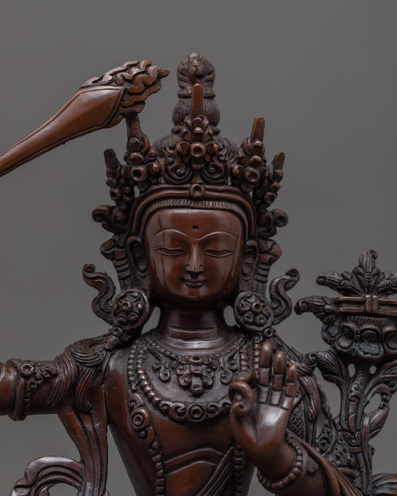 Manjushri Statue Nepal | Tibetan Himalayan Art