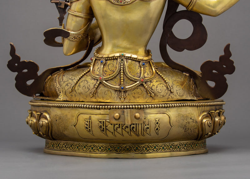 Manjushree Statue Art | Bodhisattva Buddhism Deity