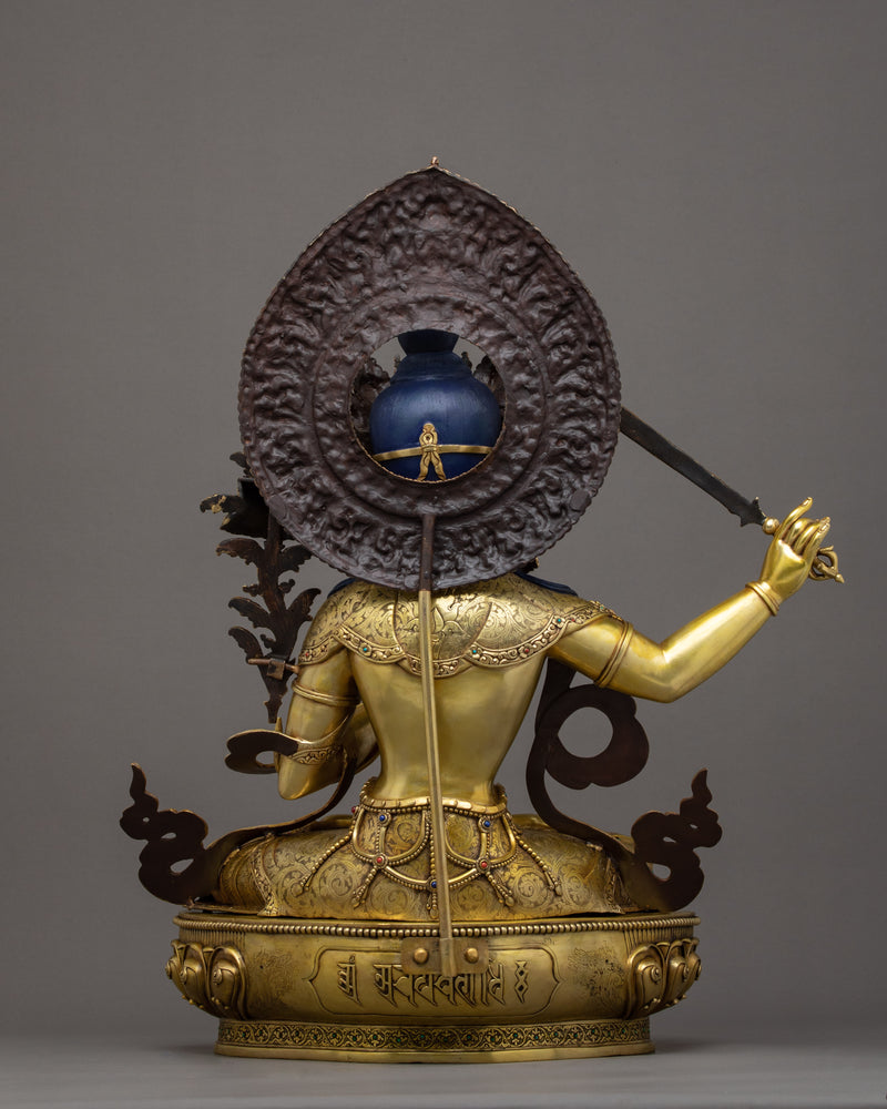 Manjushree Statue Art | Bodhisattva Buddhism Deity