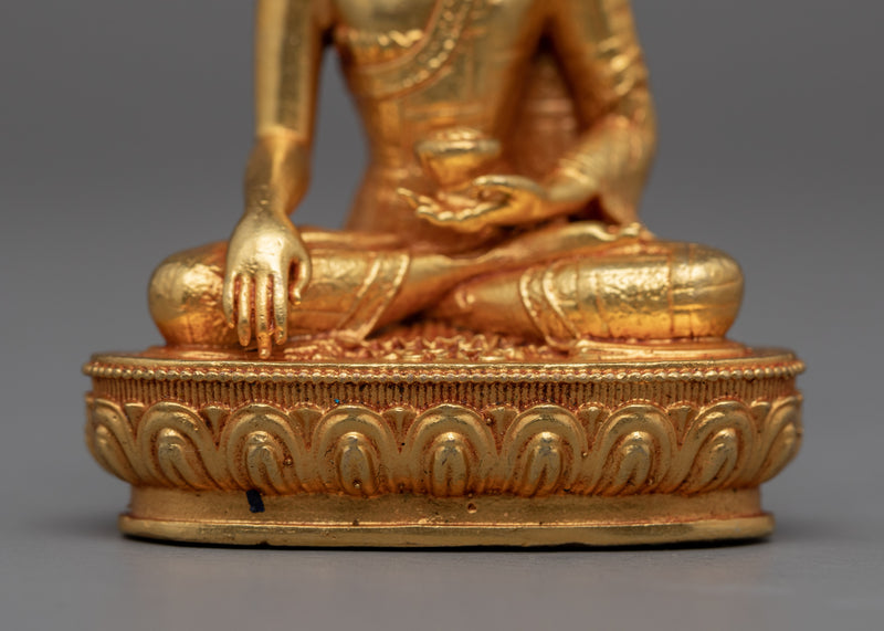 Machine-Made Shakyamuni Buddha Statue | Historical Buddha Sculpture for Spiritual Healing