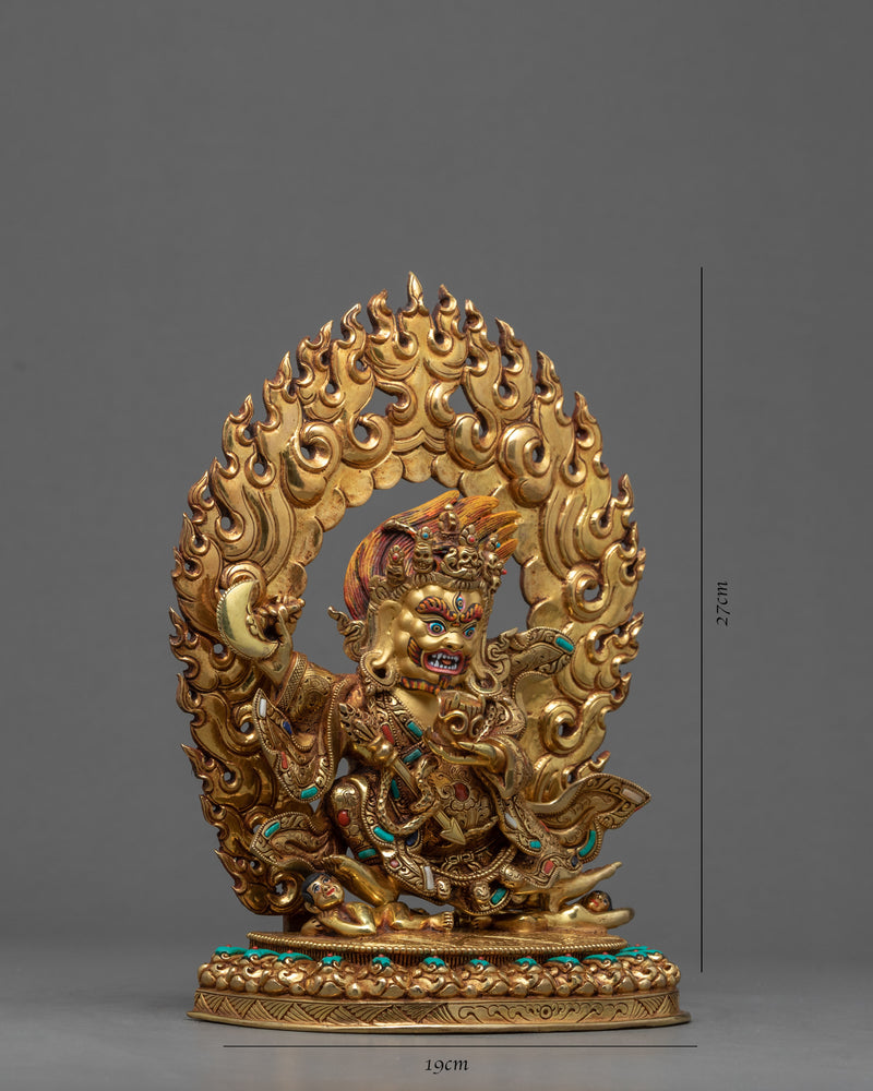 Mahakala Bernagchen | The Black Cloak Statue