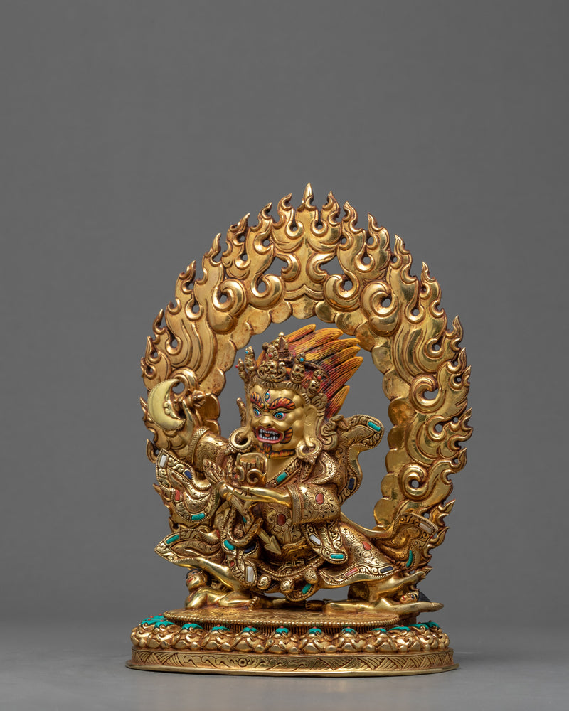 Mahakala Bernagchen | The Black Cloak Statue