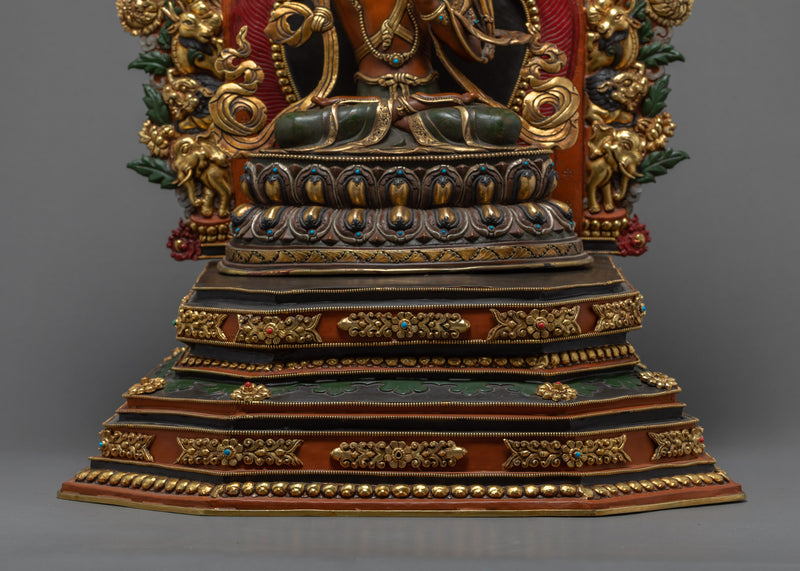 Bodhisattva Manjushri | Deity Of Wisdom | Tibetan Statue Art