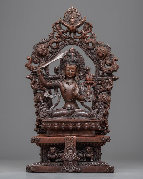 Manjushri bodhisattva statue