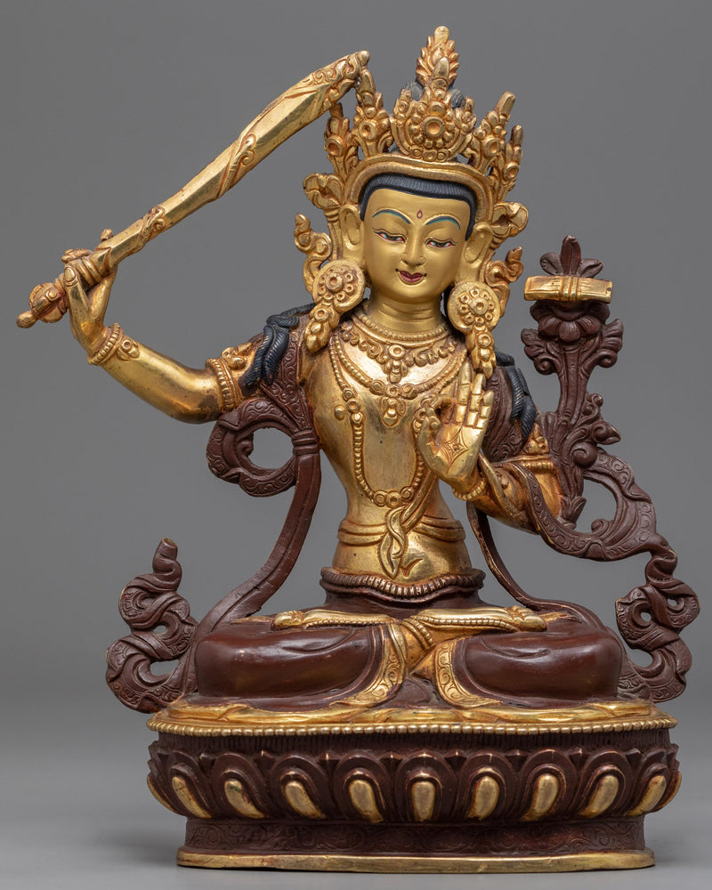 Manjushri Buddhism Bodhisattva Statue