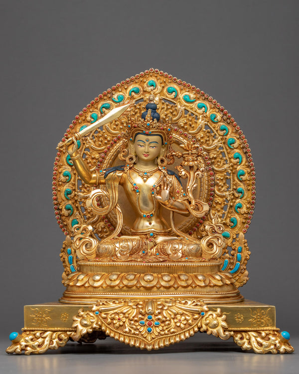 Tibetan Manjushri Statue 