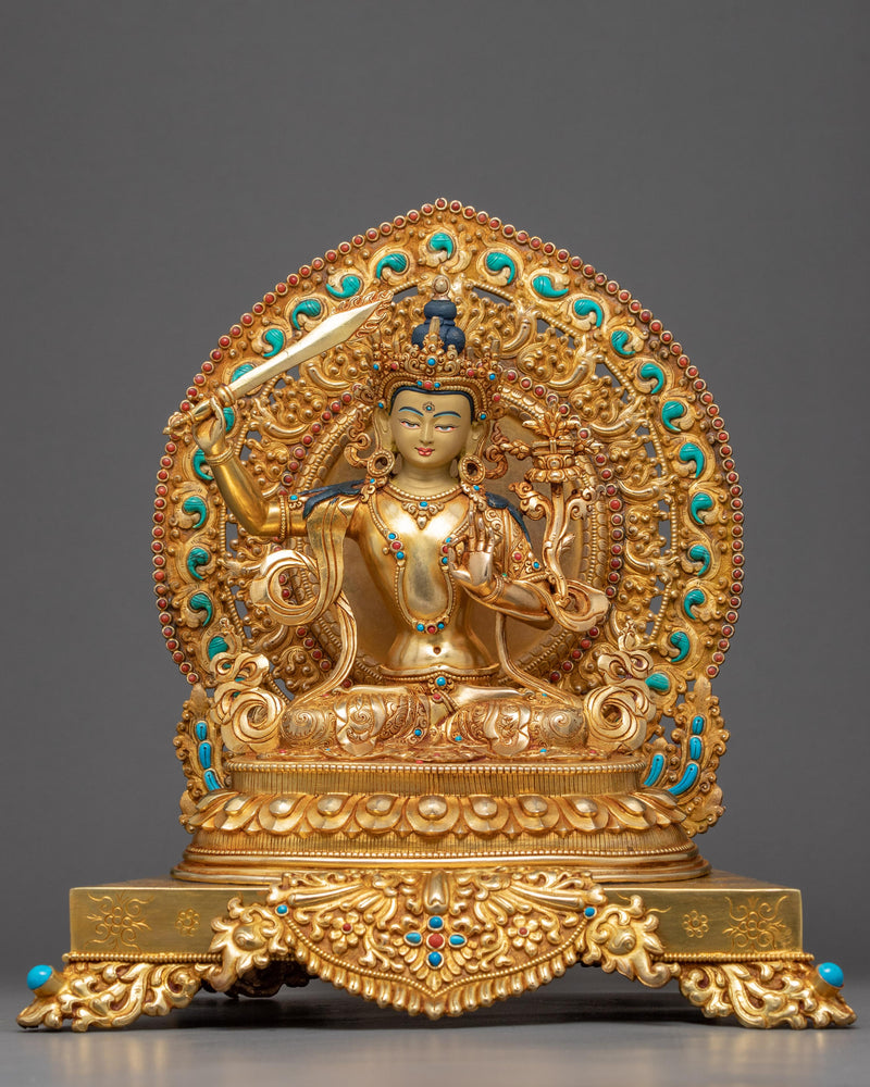 Tibetan Manjushri Statue 