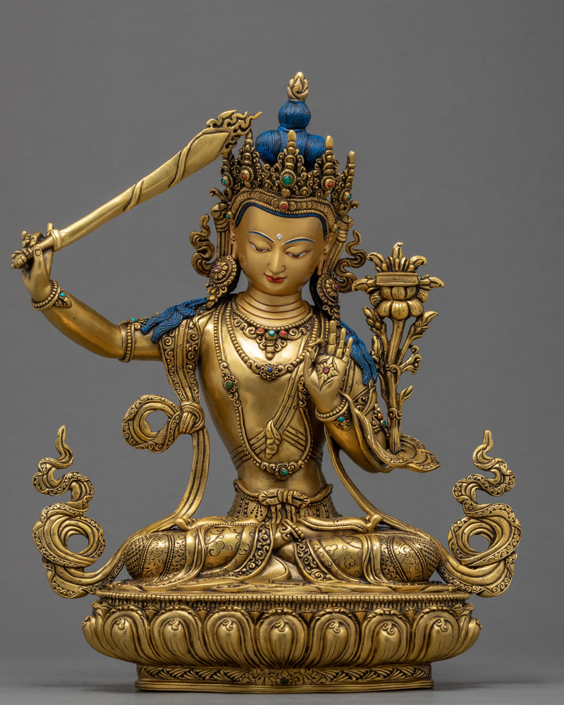 Manjushri Bodhisattva Sculpture