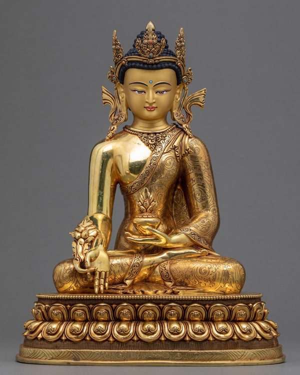 Blue Medicine Buddha Statue