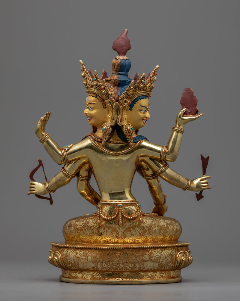 Golden Statue For Namgyalma Short Mantra | Deity for Long Life and Purification