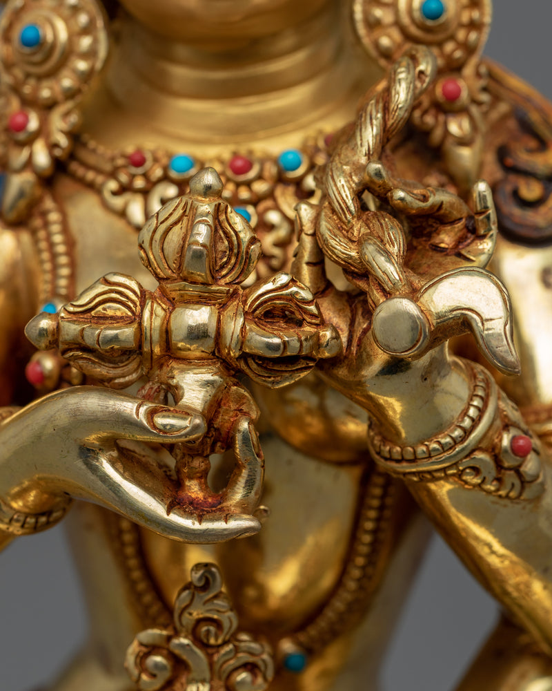 Golden Statue For Namgyalma Short Mantra | Deity for Long Life and Purification