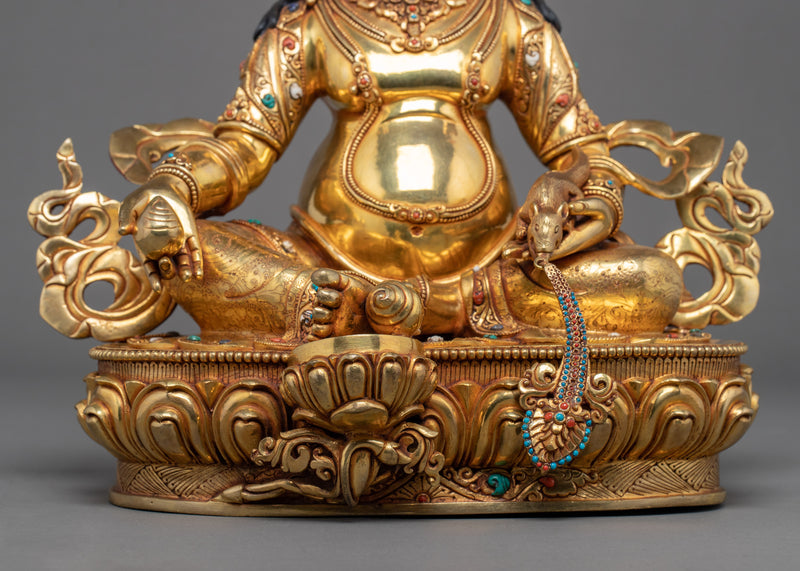 Dzambhala Wrathful Statue | Buddhist Wealth Deity