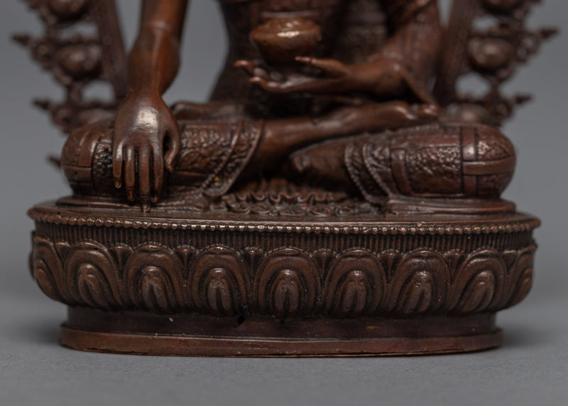 Machine-Made Shakyamuni Buddha Home Sculpture | Traditional Buddhist Art