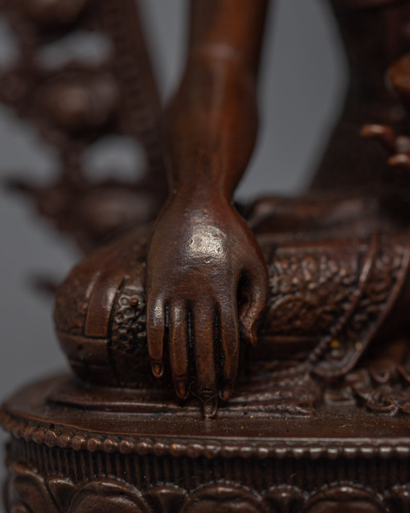 Machine-Made Shakyamuni Buddha Home Sculpture | Traditional Buddhist Art