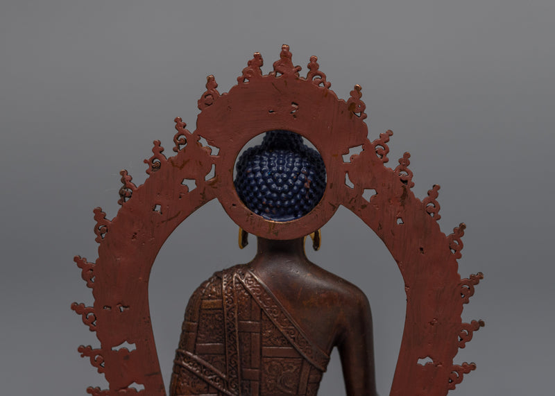 Machine-Made Shakyamuni Buddha Home Sculpture | Traditional Buddhist Art