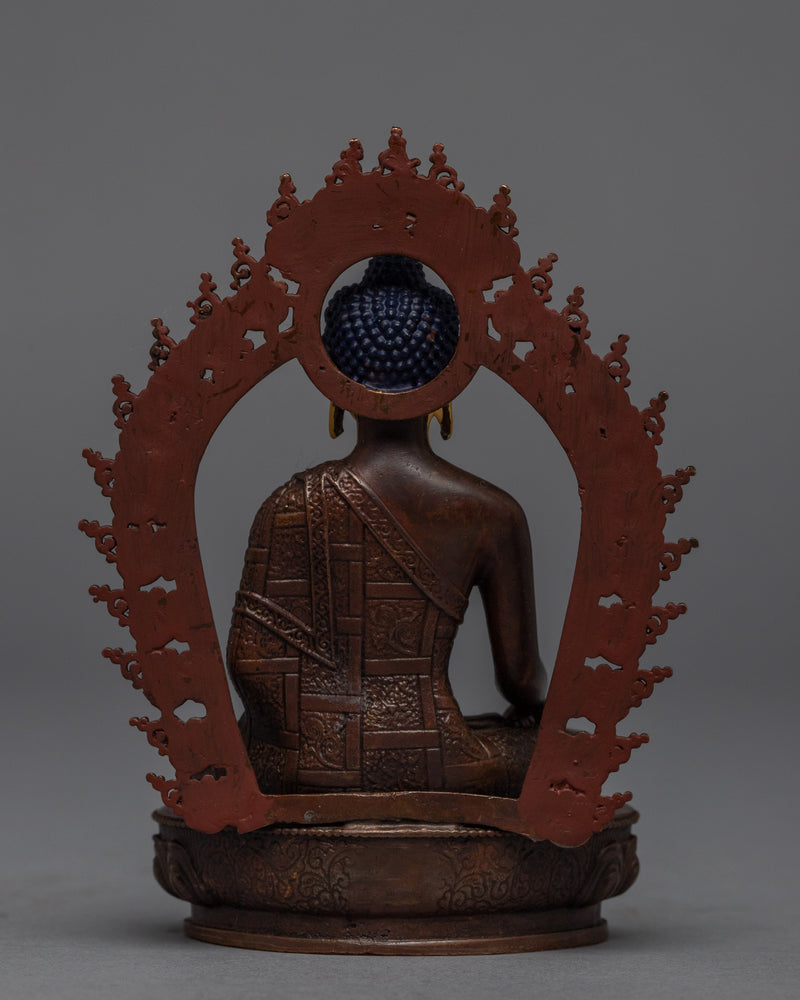 Machine-Made Shakyamuni Buddha Home Sculpture | Traditional Buddhist Art