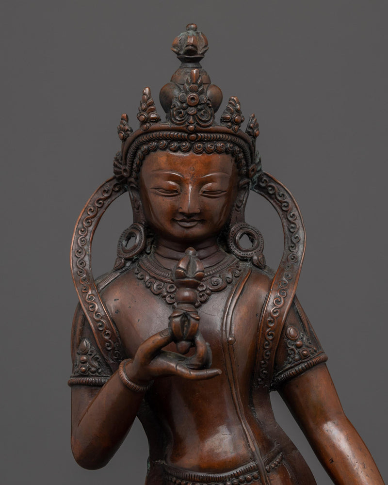 Bodhisattva Vajrasattva Sculpture | Traditional Buddhist Art