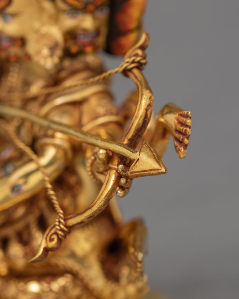 Rahula Statue | 24K Pure Gold Gilded | Buddhist Statue