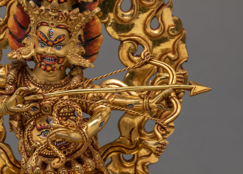 Rahula Statue | 24K Pure Gold Gilded | Buddhist Statue