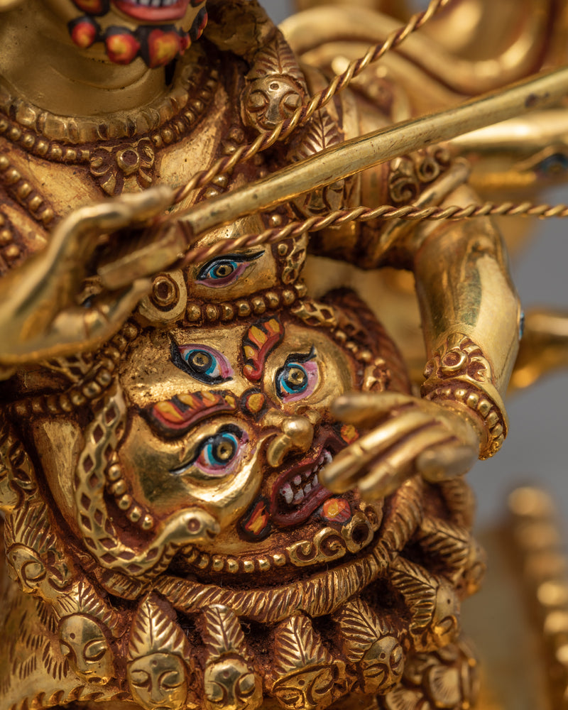 Rahula Statue | 24K Pure Gold Gilded | Buddhist Statue