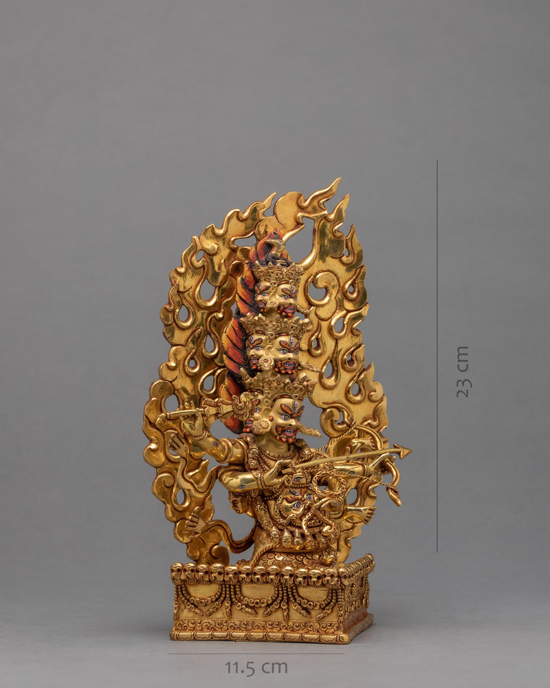 Rahula Statue | 24K Pure Gold Gilded | Buddhist Statue