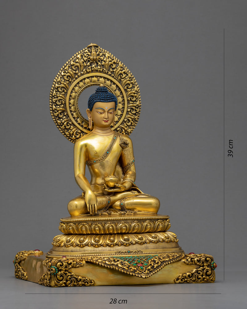 Seated Shakyamuni Buddha Statue | Art of Himalayan