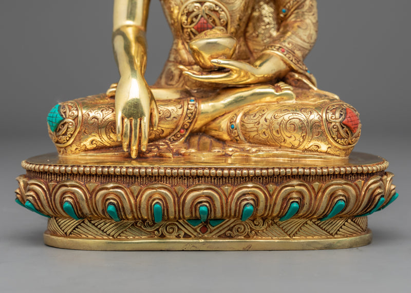 Buddha Shakyamuni Statue | Buddhist Deity Figurine For Ritual