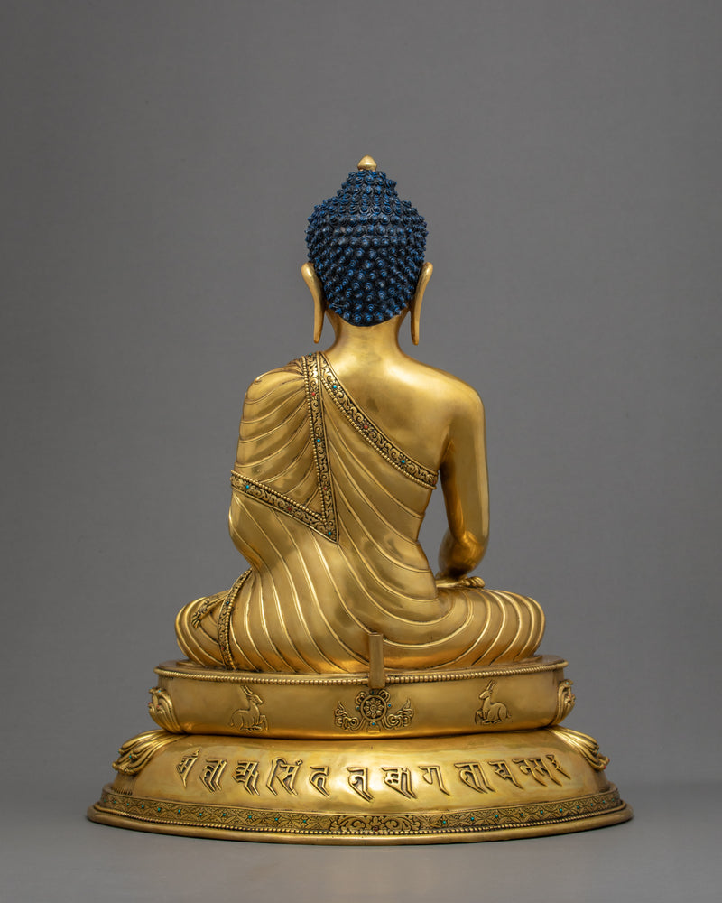 Buddha Shakyamuni Sculpture | Traditional Tibetan Art