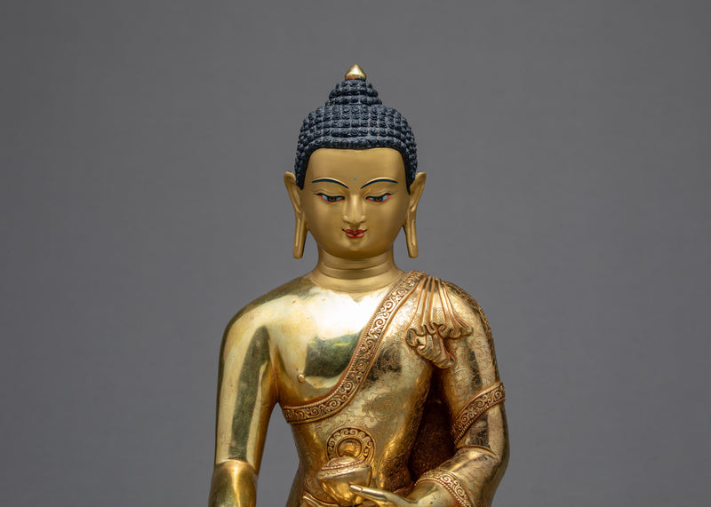 Seated Buddha Shakyamuni Statue | Tibetan Sculpture Art