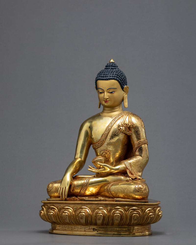 Seated Buddha Shakyamuni Statue | Tibetan Sculpture Art