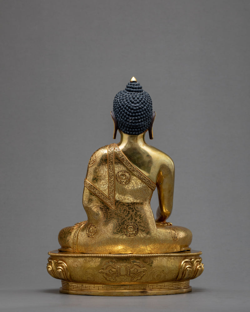 Seated Buddha Shakyamuni Statue | Tibetan Sculpture Art