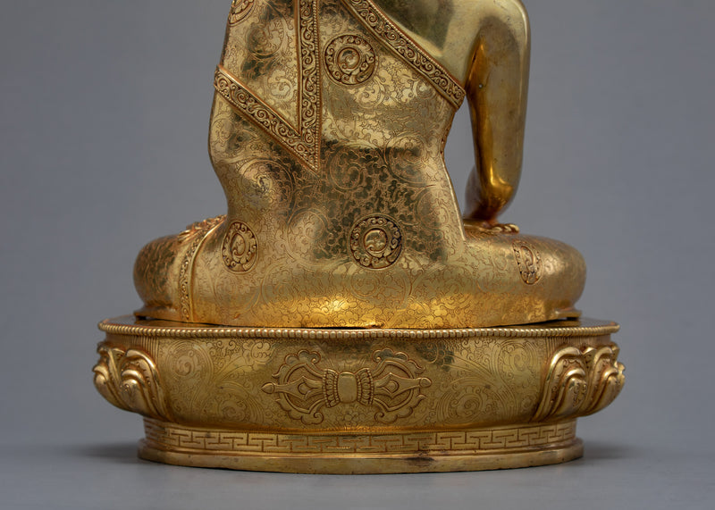 Seated Buddha Shakyamuni Statue | Tibetan Sculpture Art