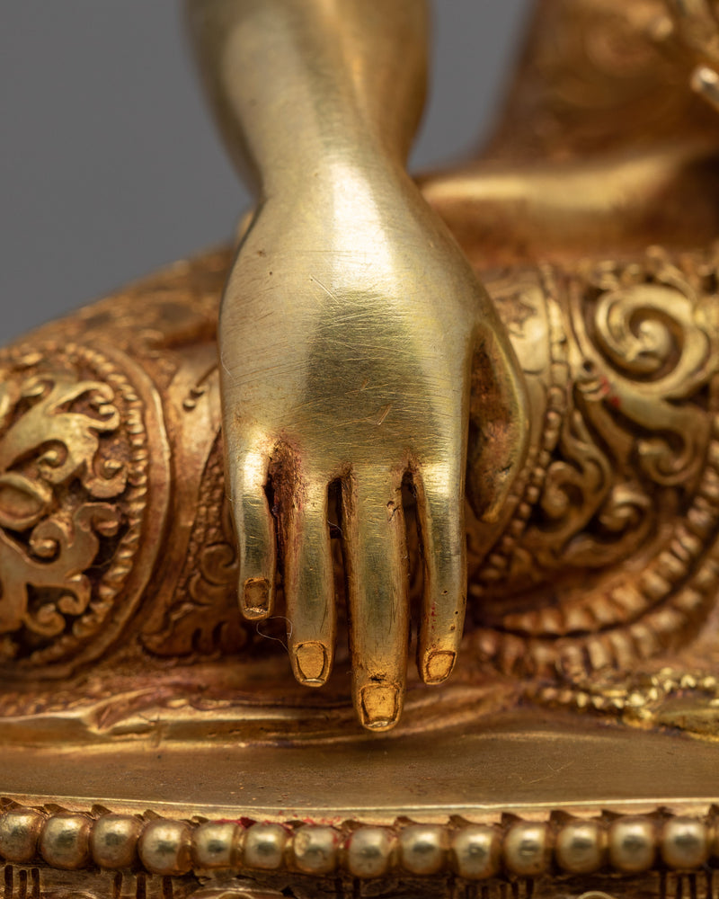 Ancient Shakyamuni Buddha Sculpture | Himalayan Buddhist Art