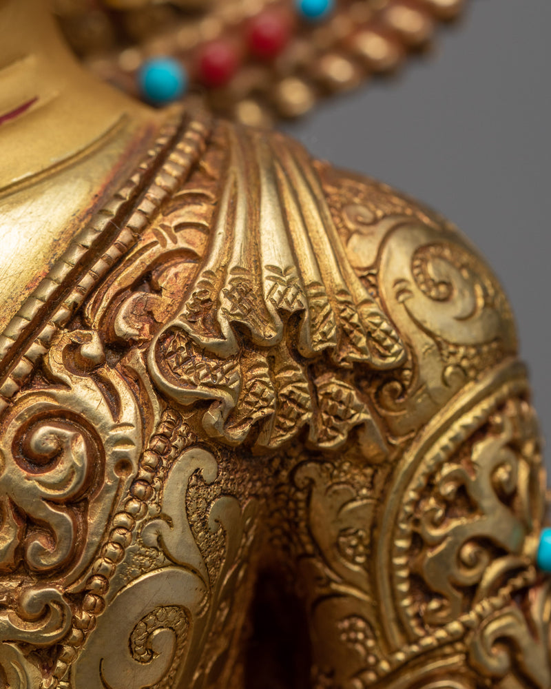 Ancient Shakyamuni Buddha Sculpture | Himalayan Buddhist Art