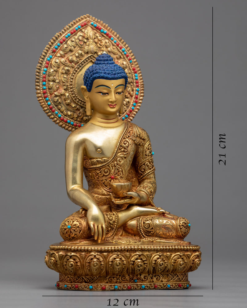 Ancient Shakyamuni Buddha Sculpture | Himalayan Buddhist Art