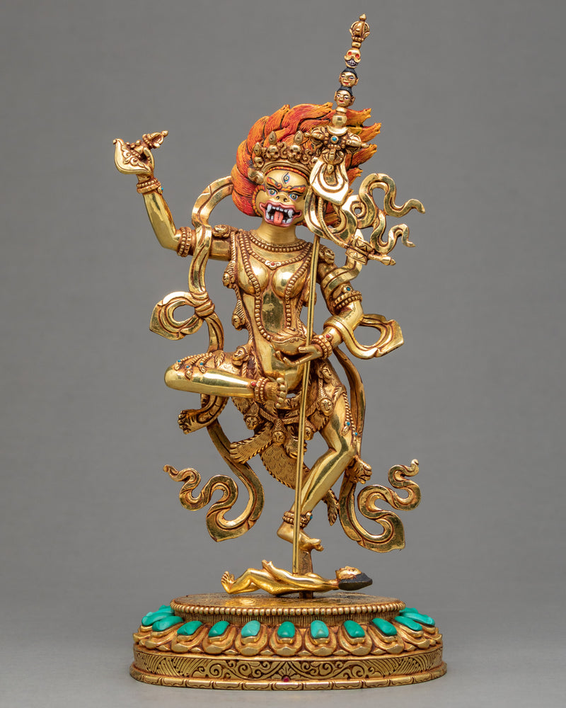 Dakini Simhamukha | Lion Faced Statue Artwork