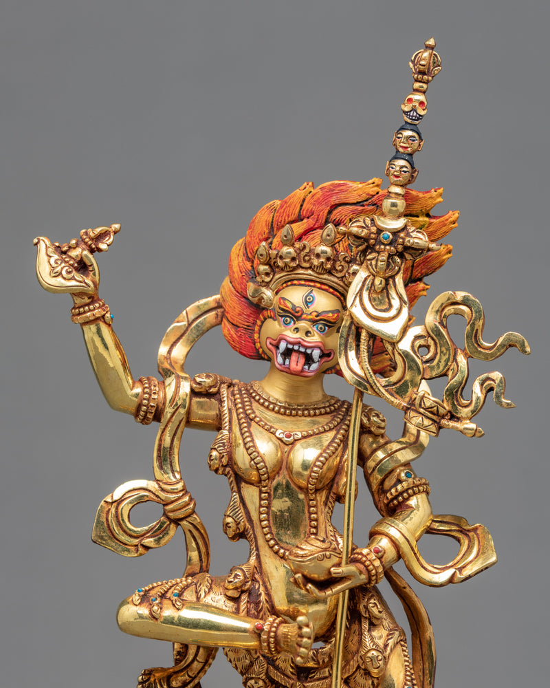 Dakini Simhamukha | Lion Faced Statue Artwork