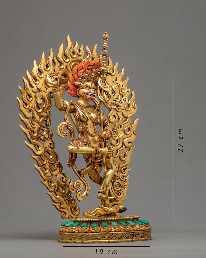 Dakini Simhamukha | Lion Faced Statue Artwork