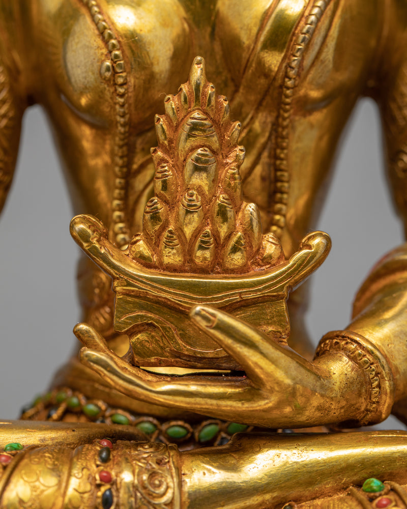 Ksitigarbha Statue | Himalayan Buddhist Sculpture | Bodhisattva